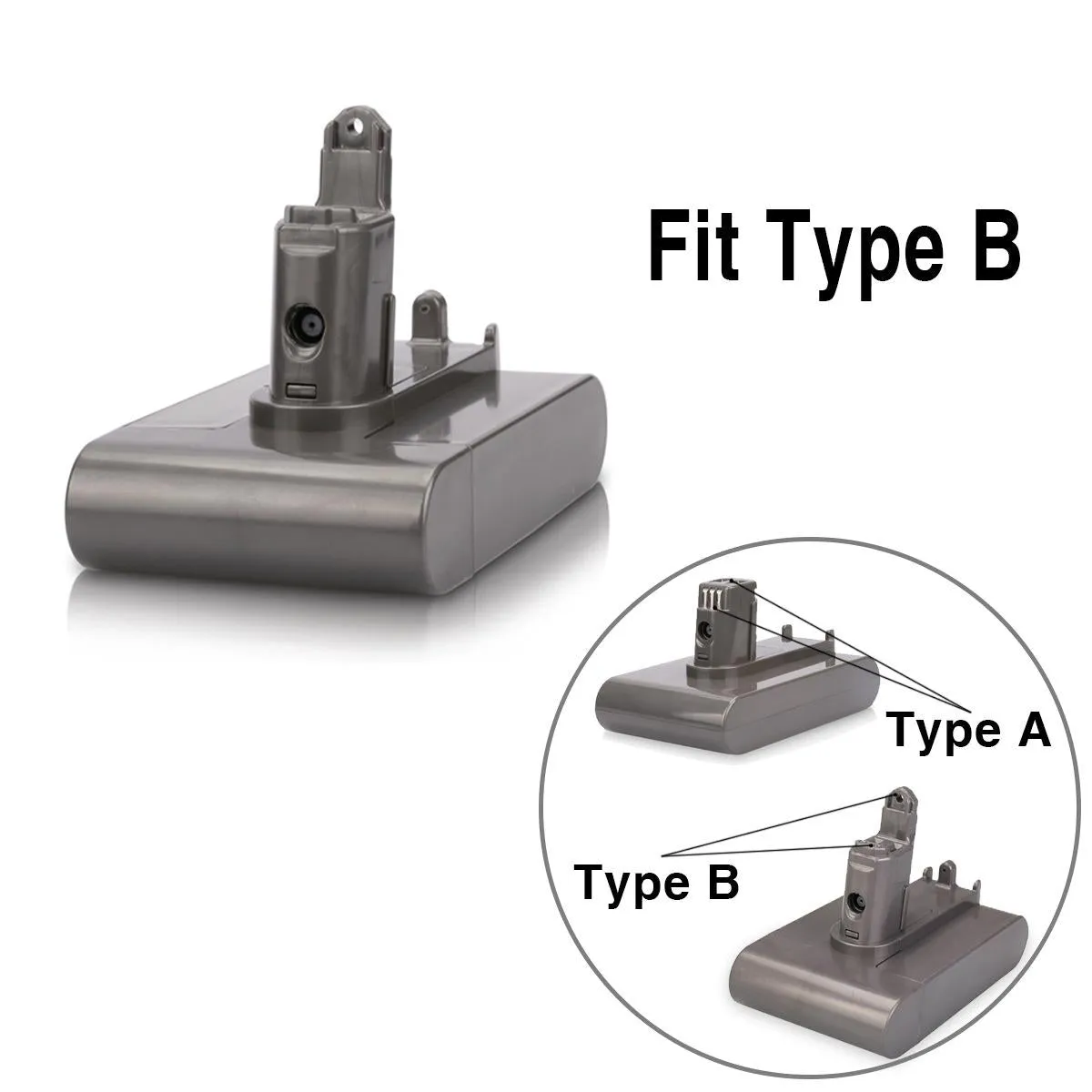 22.2v Spare Battery for Dyson Vacuum Cleaners