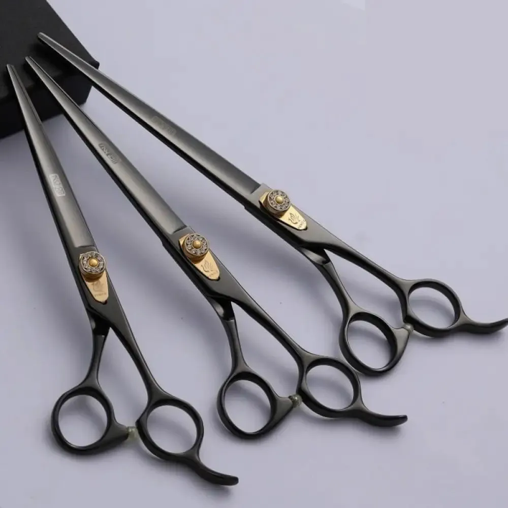 7 7.5 8 Inch Professional Pets Grooming Tools Cutting Scissors Dog Cat Hair Cutting Shears