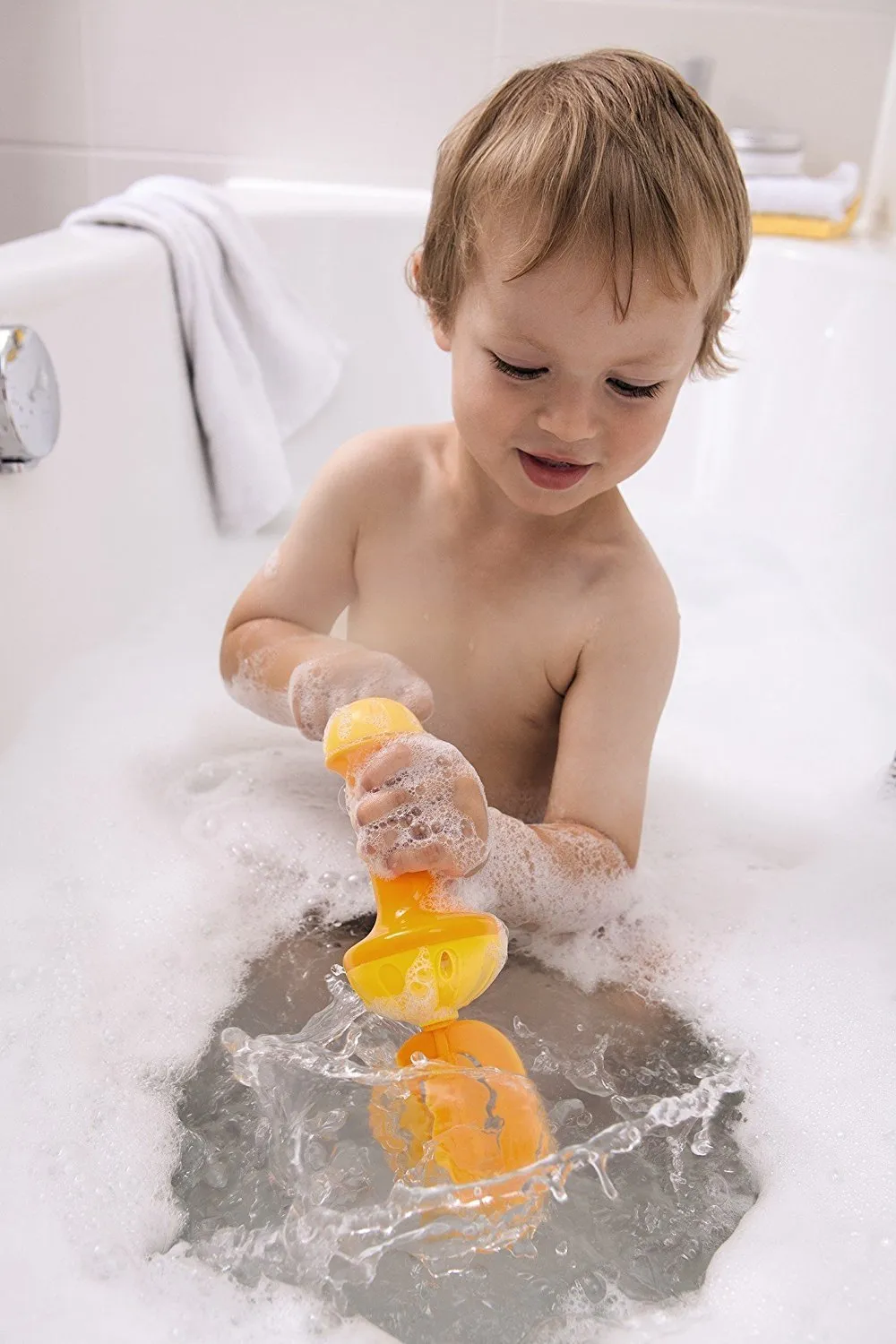 Bubble Bath Whisk - Yellow by Haba