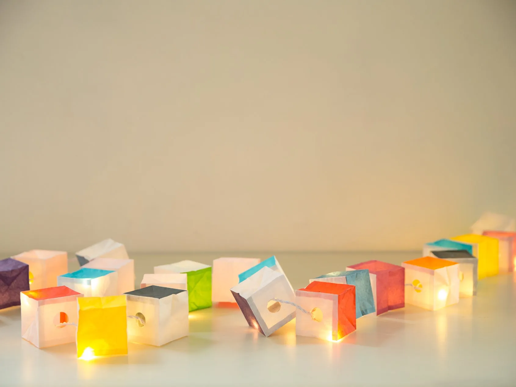 Cubist Garland (Multi-Colour)