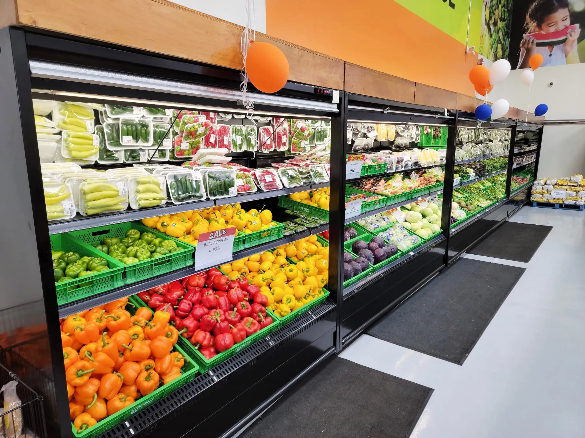 DORUK-20-M15A | Remote Open Front Multideck Merchandiser For Fruit And VegeTable