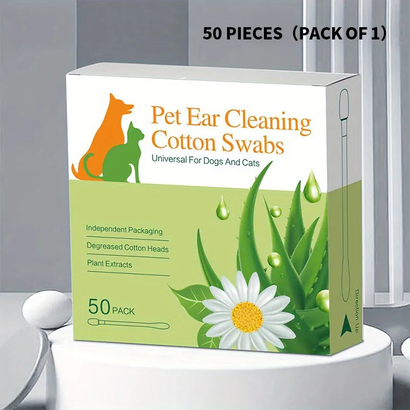 Gentle Pet Ear Cleaning Liquid Swabs