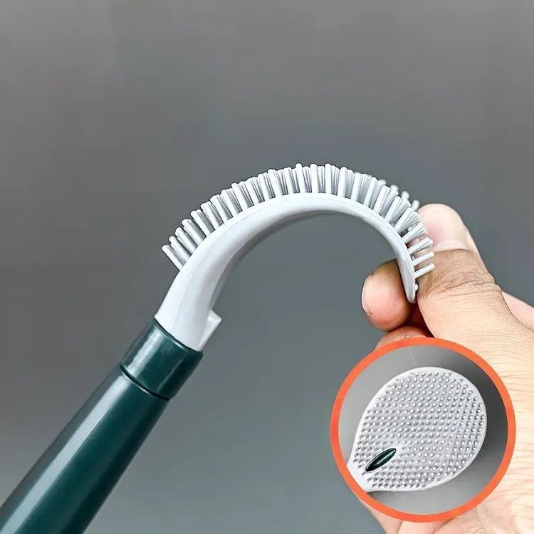Hot Sale-50% OffHousehold long handle silicone toilet brush