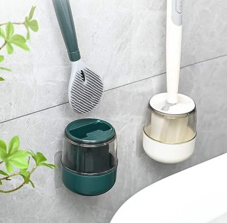 Hot Sale-50% OffHousehold long handle silicone toilet brush