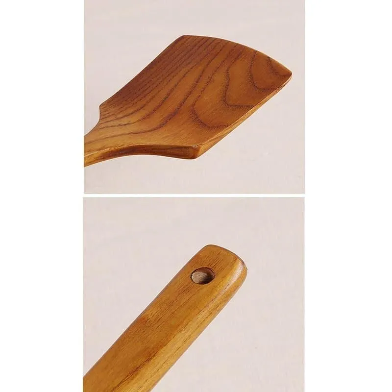 Long Handle Wooden Turner