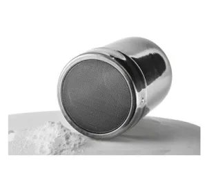 Winco SSD-10 10" Stainless Steel Powdered Sugar Dispenser
