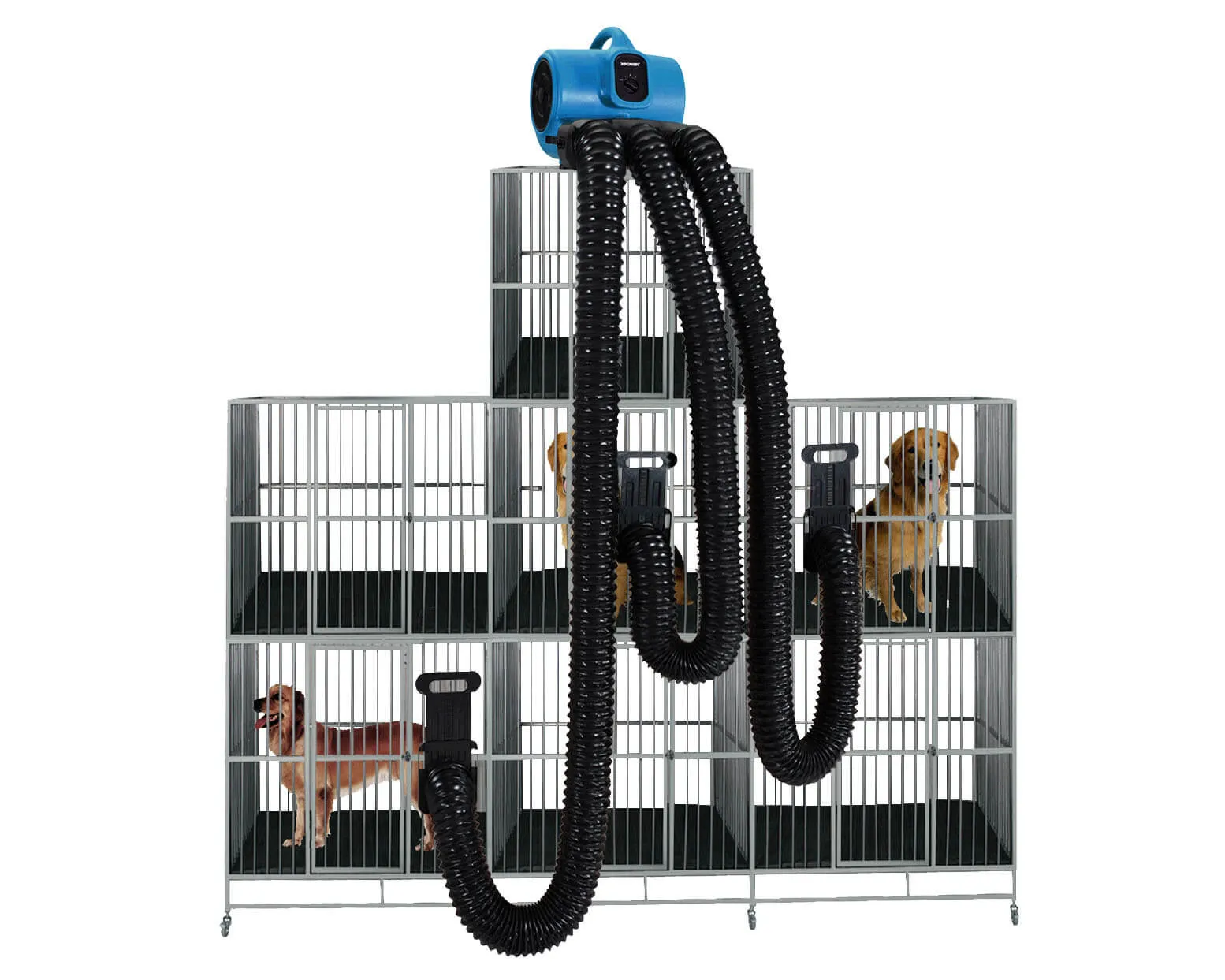 XPOWER X-800TF Cage Dryer with Multi Cage Drying Hose Kit